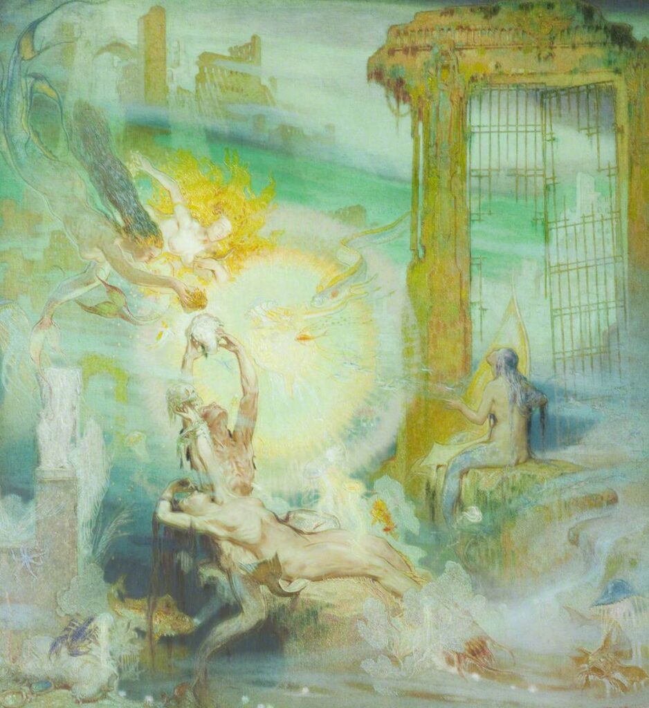 Уильям Шеклтон, "Город золотых врат". Холст, масло, 1919-1922